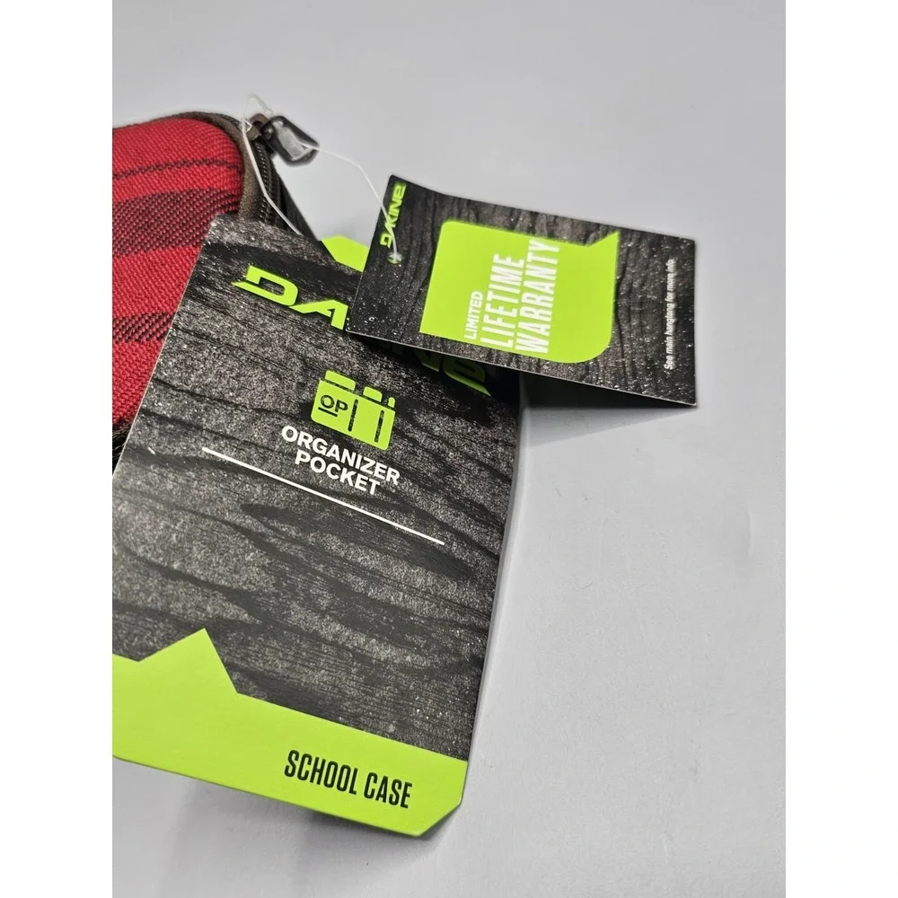 Dakine Tartan Plaid  School Case Zip‎ Supply Organizer Pouch 9